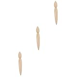 Gogogmee 3 St&uuml;ck T&ouml;pferwerkzeuge Claybar Tonstab Werkzeug Holzstab Skulptur Stab Tonwerkzeug Ton Modellierwerkzeug Tragbarer Ton Modellierhammer Tonst&auml;be Tonstab Holz Holz