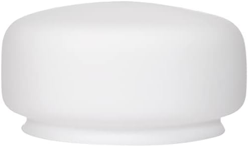 LTDE - Abat-jour Boule Verre Opale 20cm Bouche 8cm - LTDE 100-20