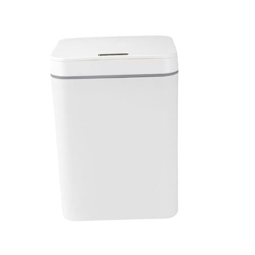 Papelera automática inteligente 16 L ABS+PP blanca
