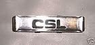 Genuine BMW E46 M3 CSL Emblem with Supporting Plate Pair NEW