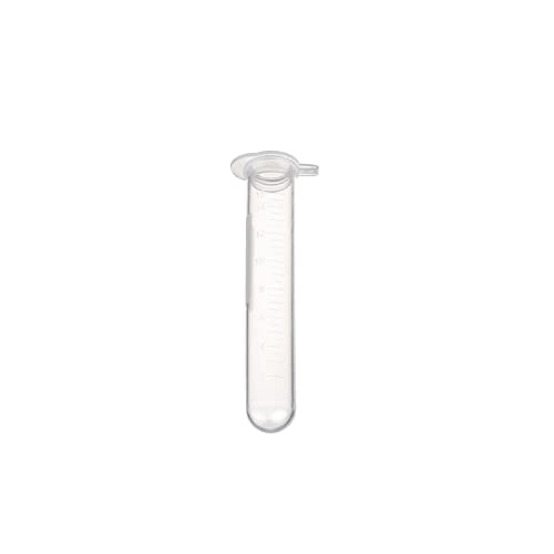 Image of Othmro 100Pcs 15ml Plastic Lab Centrifuge Tubes 4.25inchx4.01inch Vial Test Tube Sample Storage Container Liquid Centrifuge Tube Round Bottom with Snap Cap for Beads Yeast Specimen Sample Laboratory
