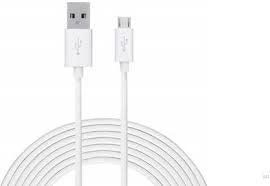 Image of Original Super Fast Charging Data Cable Compatible for Samsng Galaxy J4|Galaxy J4 Plus|Galaxy J4 Core|Micro USB Type Cable (Only Cable) White