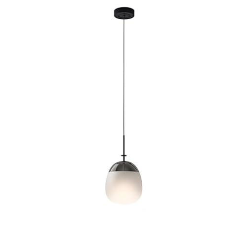 Lustre en verre style nordique de 8,66 pouces pour restaurant et hôtel chic