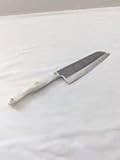 CUTCO Model 1766 White (Pearl) Santoku Knife in factory-sealed plastic bag. 7.0" High Carbon Stainle
