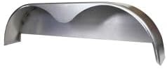 Premium 2-Pack Diamond Plate Aluminum Tandem Teardrop Fenders for Double Axle Trailer - 72”L x 10”W x 20”H | Heavy-Duty .063” Thick Aluminum for Superior Strength & Corrosion Resistance