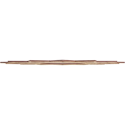 Image of Ekena Millwork 26 inchOD x 10 inchID x 3 /8 inchT Eleanor Wood Fretwork Pierced Ceiling Medallion, Red Oak