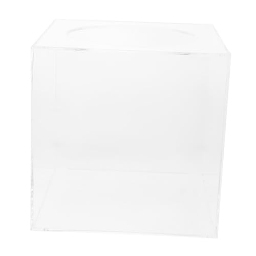 DIYEAH Donation Ballot Box Raffle Box for Fundraising Party Events and Tips Collection Sturdy Multi-functional Container for Lottery Cards and Envelopes