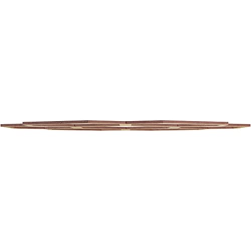 Image of Ekena Millwork 24 inchOD x 8 1 /2 inchID x 3 /8 inchT Florin Wood Fretwork Pierced Ceiling Medallion, Hickory