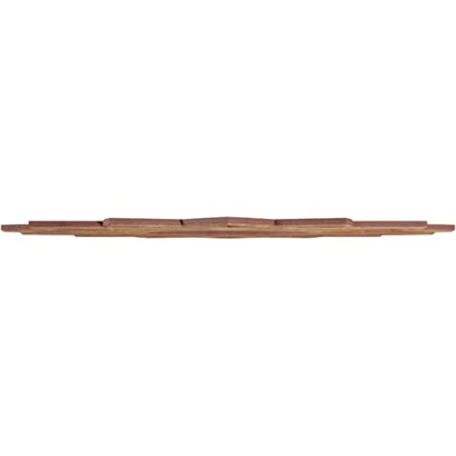 Image of Ekena Millwork 16 inchOD x 6 1 /8 inchID x 1 /4 inchT Eleanor Wood Fretwork Pierced Ceiling Medallion, Walnut