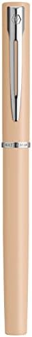 Waterman Allure Premium Fountain Pen - Light Orange Pastel with Chrome Trim - Metal Body - Fine Nib - Gift Boxed