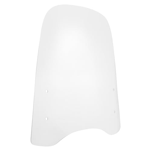 STAHAD 透明素材スクーターウィンドスクリーン 耐風圧カーブ設計 撥水加工バイザーフェアリング バイク汎用風防 取り付け簡単耐久性