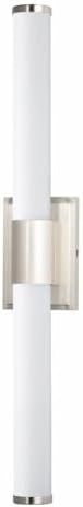 Maxim Optic-1 Light Bath Vanity-30 Inches Wide by 4.75 inches high-Satin Nickel Finish