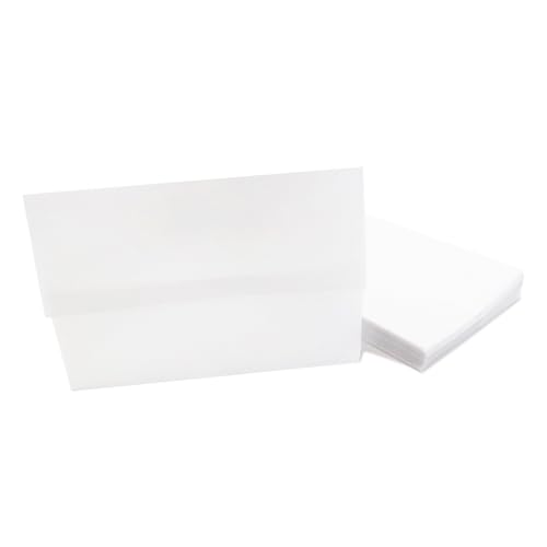 50Pcs Delicate Vellums Invitation Wrap Vellums Envelopes Enhancing The Elegances Of Your Wedding Ceremony