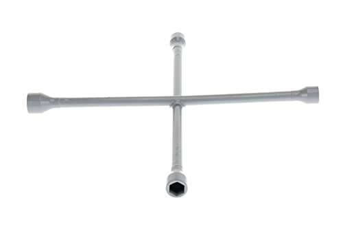 GEDORE Chiave a Croce Ruote Auto, Chiave per Ruote Auto, Chiave a Croce 17 x 19 x 21 mm x 11/16 pollici, Cambio Pneumatici Auto, Utensile, 28 PU