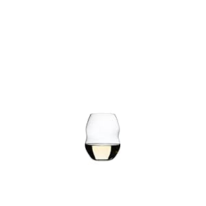 Riedel swirl white wine glasses set of 2  urban country home decor