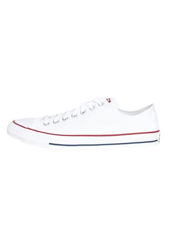 Converse Zapatillas Chuck Taylor All Star Classic blancas para hombre y mujer 36,5, Color blanco., 46 EU