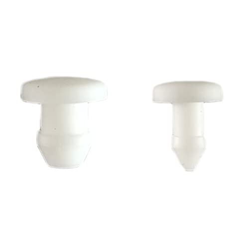 Rubber,Rubber Plug, Hole Plugs,Dust Plug,Closing Plug,5pcs Rubber Caps Conical Plug Cover Snap-on Gasket Blanking End Caps Seal Stopper 9mm White (Color : 6mm) (Size : 12mm)