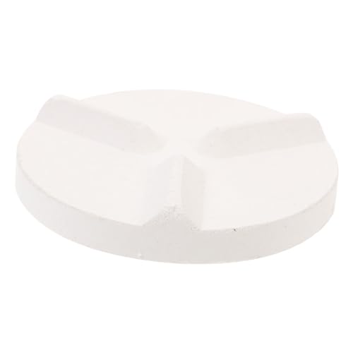 AUTSUPPL Triangular Alumina Cake Pottery Mat Refractory Kiln for Clay Pottery Ceramics Pad Support Pottery Tools Pottery Kiln Tools Clay Firing Kiln Tools Clay Mat Aluminum Oxide White