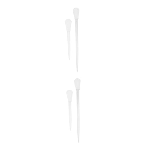 Cabilock 2sets Fish Tank Cleaning Tools Aquarium Dropper Waste Gravel Water Changer Manual Feeder Marine Feeding Tool 2pcs*2