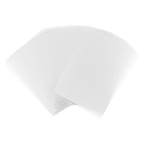 SEWACC 200pcs Clear Thermal Laminating Pouches Photo Sealing Film for Document Protection Compatible with Fade-Resistant