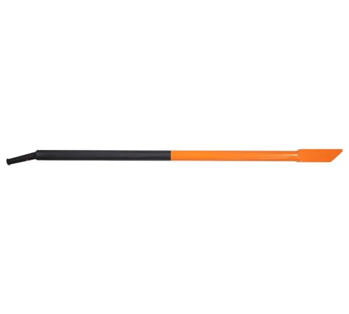 Image of Mytee Products 40 inch Combination Winch Bar for Flatbed Trailer - Black & Orange Powder Coated Carbon-Steel Combo Winch Bar with Non-Slip Handle & Square Head for Chain Lever Binders