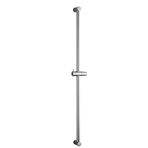 OFFO Shower Slide Bar 40 Inches Adjustable Installation Distance 24-40 Inches with 360° Adjustable Handheld Shower Head Holder for Bathroom, Screw Wall Mounted, Chrome Finish