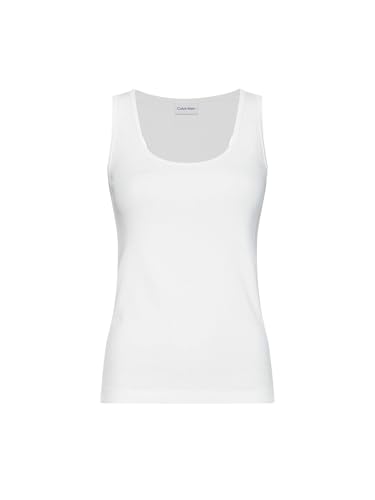 Calvin Klein débardeur femme blanc K20k203670 aux finitions premium