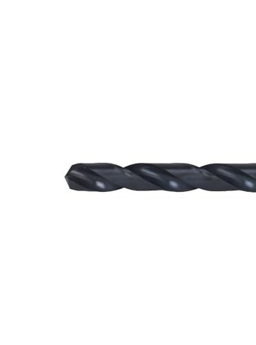 Image of Century Drill & Tool 24130 Pro Grade Black Oxide Drill Bit, 15 /32 inch, Pro | Straight shank, 5-3 /4 inch overall length, 135 point, cuts steel, wood & plastic, 135 split point