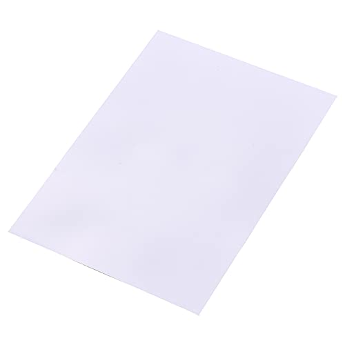Film rétractable blanc jet d'encre de qualité supérieure pour bijoux DIY 21x29 cm