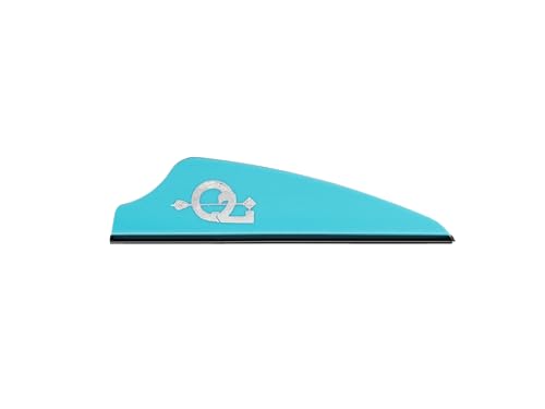 Q2i Fusion X-II Target Archery Vanes - 1.75 Inch 36 Pack - Teal - Pack Ultra-Lightweight with Tri-Fusion Adhesion Technology, Premium Arrow Fletching, and Low Profile Design for Archers