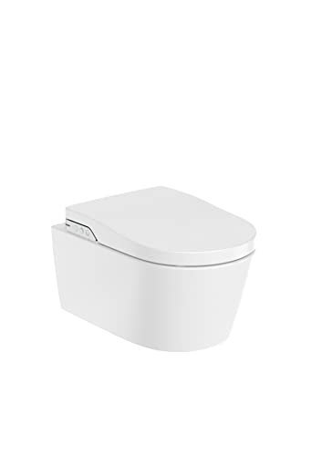 Roca,INSPIRA,In-Wash® - Smart toilet suspendido Rimless con salida a pared. Incluye tapa y asiento. Necesita toma de red.,Blanco,390mm x 562mm x 476mm,A803060001