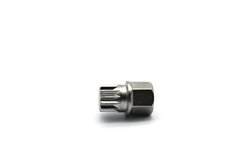 Image of TEMO Abc2 /13Pt Wheel Lock Lugnut Anti-Theft Lug Nut Screw Removal Key Socket S3057 for Vw Audi
