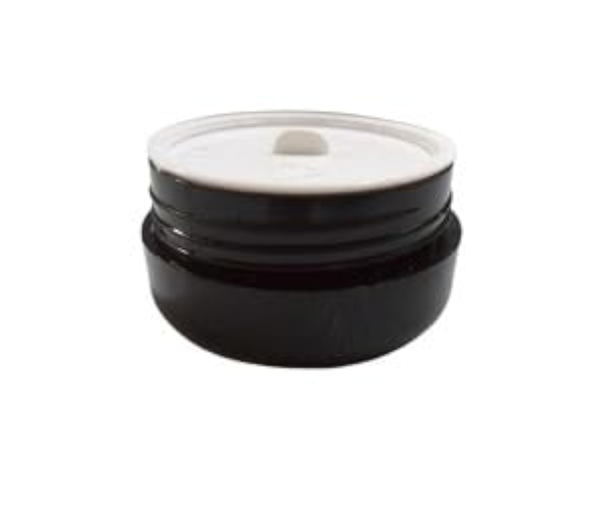 10 gm Round P.S. Black Container with Cap