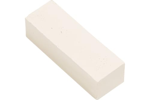 PFERD Polishing Paste Bar, Small, 1 Pc. PLAST 3-1/2" x 1-1/4 x 1 Beige 48769 - for High-Gloss Polishing of Plastic with a Soft Cloth (TW) and Buffing with a Flannel (FL)