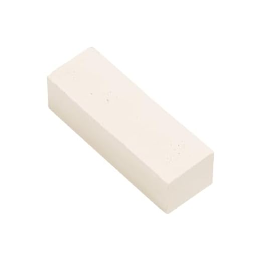 PFERD Polishing Paste Bar, Small, 1 Pc. PLAST 3-1/2" x 1-1/4 x 1 Beige 48769 - for High-Gloss Polishing of Plastic with a Soft Cloth (TW) and Buffing with a Flannel (FL)