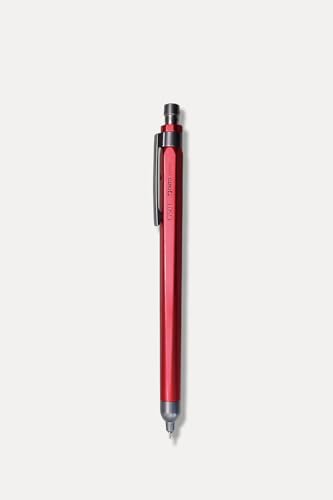 Image of OHTO GS01 Red Quick Dry Roller Gel Pen 0.5mm Needle Point Tip | Premium Aluminum Body, Refillable Black Ink Pen for Office, Journaling, Writing & Gifts | AP- Certified Japan