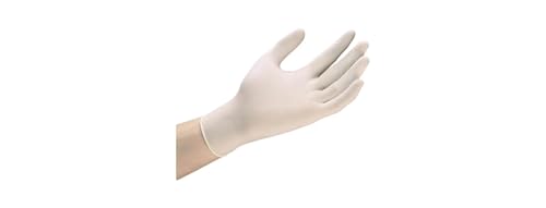DSTOCK60 – Caja de 100 guantes talla L (8/9) – de nitrilo blanco sin polvo y no estéril – Sensi'Plus – Par de guantes desechables