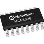 Microchip Technology, MCP6S28-I/SL, SP Amp Variable Gain Amp Single R-R I/O 5.5V 16-Pin SOIC N Tube (50 Item/s)