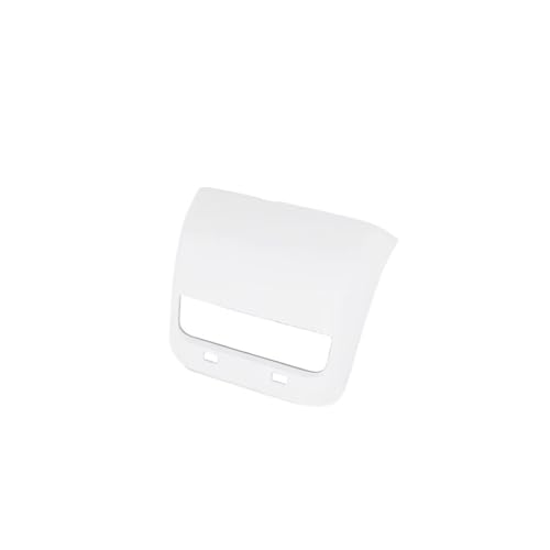 インテリア ドレスアップ に適合するテスラ に適合するモデル3用 Yステアリングホイール ホイールプロテクションカバー シフトノブ 中央パネル インテリアフロント ダッシュボードトリム用(1piece matte white)