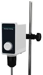 Overhead Stirrer Single Head Unit LAB Mixing Overhead Stirrer Agitator Accessory Part with Range 200 to 1500rpm and Max amount of stirring(H2O) 5L