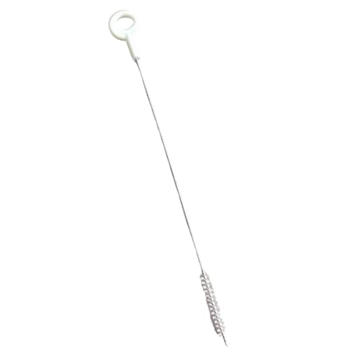 Limpiador flexible de acero inoxidable para cuellos de botellas, pajilla, almacenamiento interior, apto para metal, vidrio, cepillo de limpieza flexible de acero inoxidable