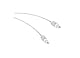 SunshineTronic Slim TOSLINK-Kabel, Toslink Stecker auf Stecker, optisches Audiokabel, digitales S/PDIF-Kabel, für Soundbar, HiFi/Verstärker, Heimkino, Xbox One/PS4, weiß, Ultra leicht, 1m