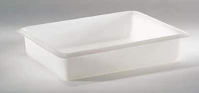 Cole-Parmer High-Density polyethylene Utility Tray, 17 3/4" x 14" x 4"