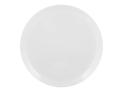H&H Premiere Set 6 Piatti Piani, Opale, Bianco, 27cm