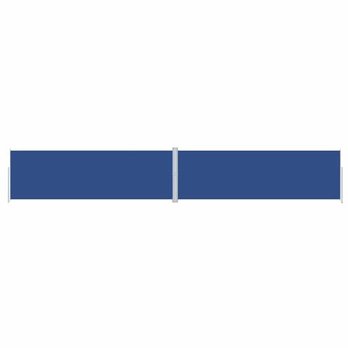 Auvent rétractable bleu 200x1200 cm en polyester haut de gamme pour grand jardin - 2