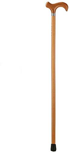 Bastón de madera maciza, bastón de madera maciza, bastón de madera maciza, muletas de madera antigua, para ancianos, personas mayores