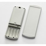 HH-3570-B, Black Acrylonitrile Butadiene Styrene Hand Held Enclosure (5 Items)