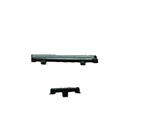 Kit de teclas externas laterales compatible con Huawei P20 Lite (2018) ANE-LX1 / ANE-L21 / LX2 botón encendido power on off + botón control volumen side keys negro Cover