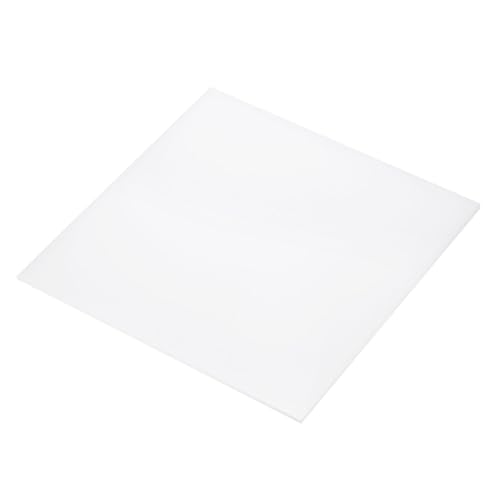 Image of 12 x 12 Inch UHMW Polyethylene Sheets, 1 /8 Inch Thick Ultra High Molecular Weight White Plastic Sheet [for Home, Industrial]