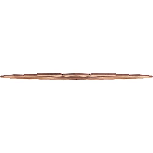 Image of Ekena Millwork 22 inchOD x 7 3 /4 inchID x 3 /8 inchT Augustus Wood Fretwork Pierced Ceiling Medallion, Cherry